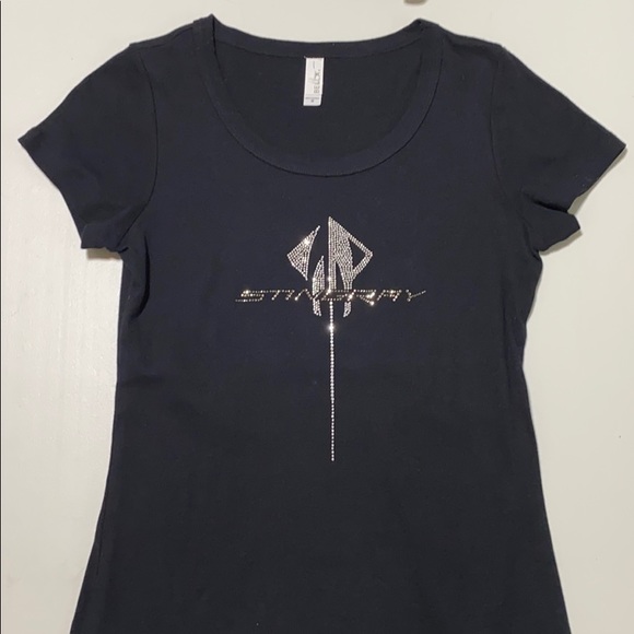 Rhinestone Stingray tee shirt size M bling - Picture 1 of 6